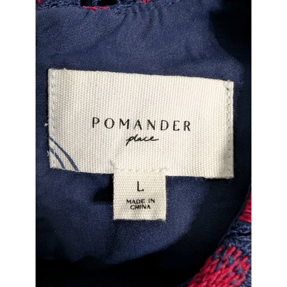 Tuckernuck Pomander Place Maxi Midi Dress L Midnight Floral Lace Seraphina Blue - Picture 9 of 12